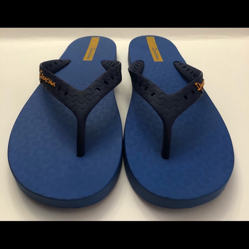 Ipanema Royal Blue Flip Flops Excellent Condition Size 10 Like New